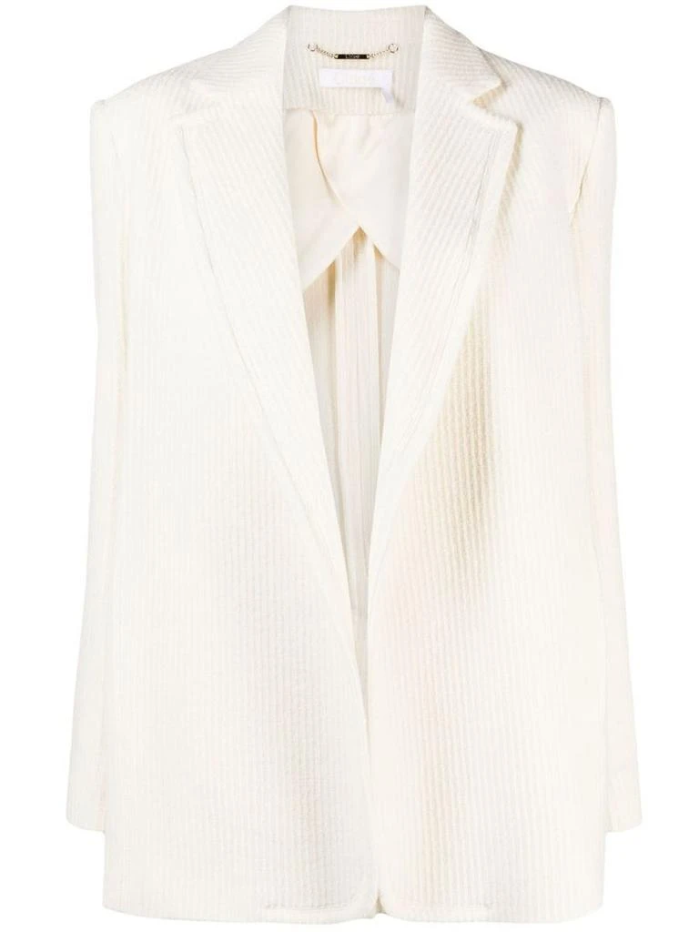 商品Chloé|CHLOÉ Wool single-breasted blazer jacket,价格¥10050,第1张图片