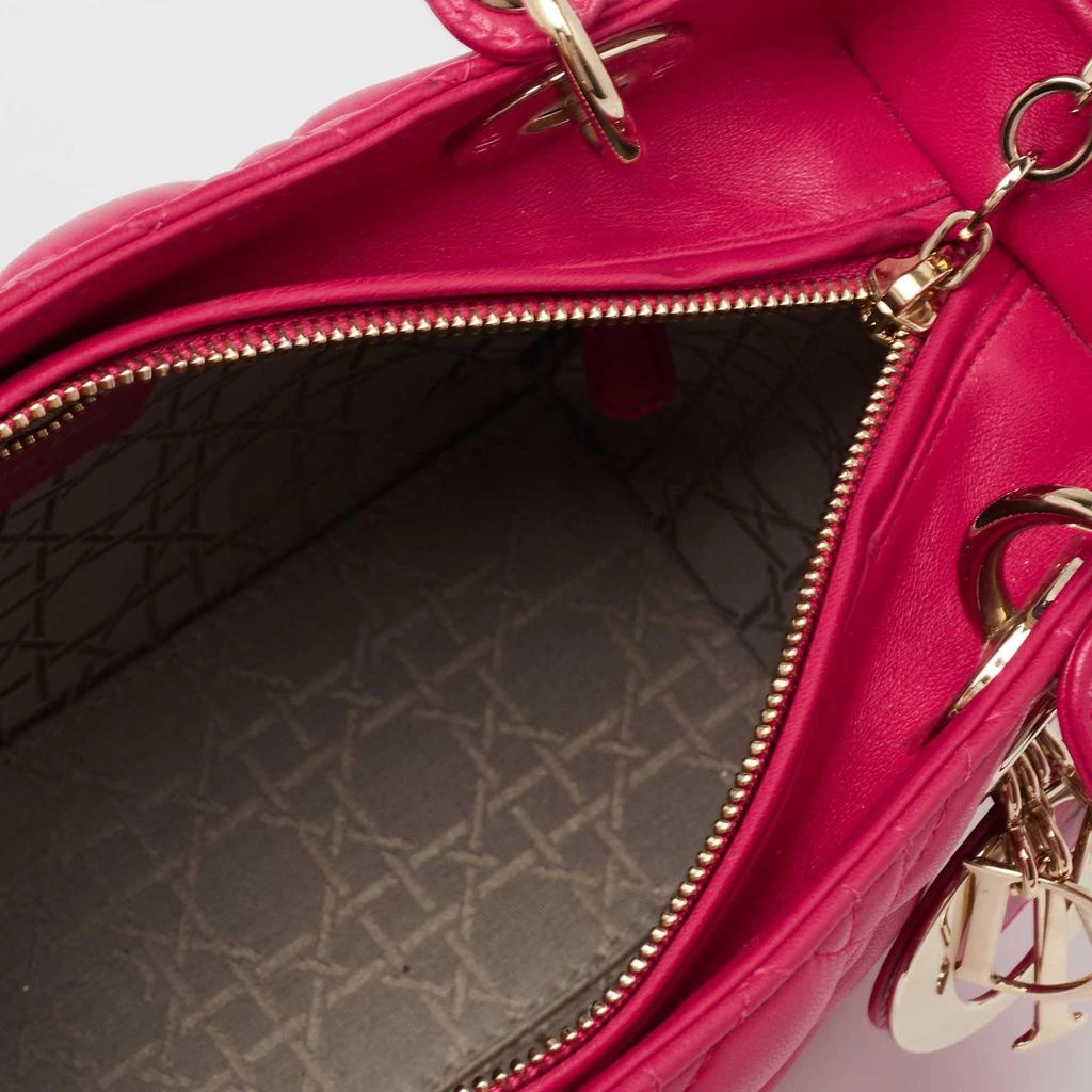 Dior Pink Cannage Leather Medium Lady Dior Tote 商��品