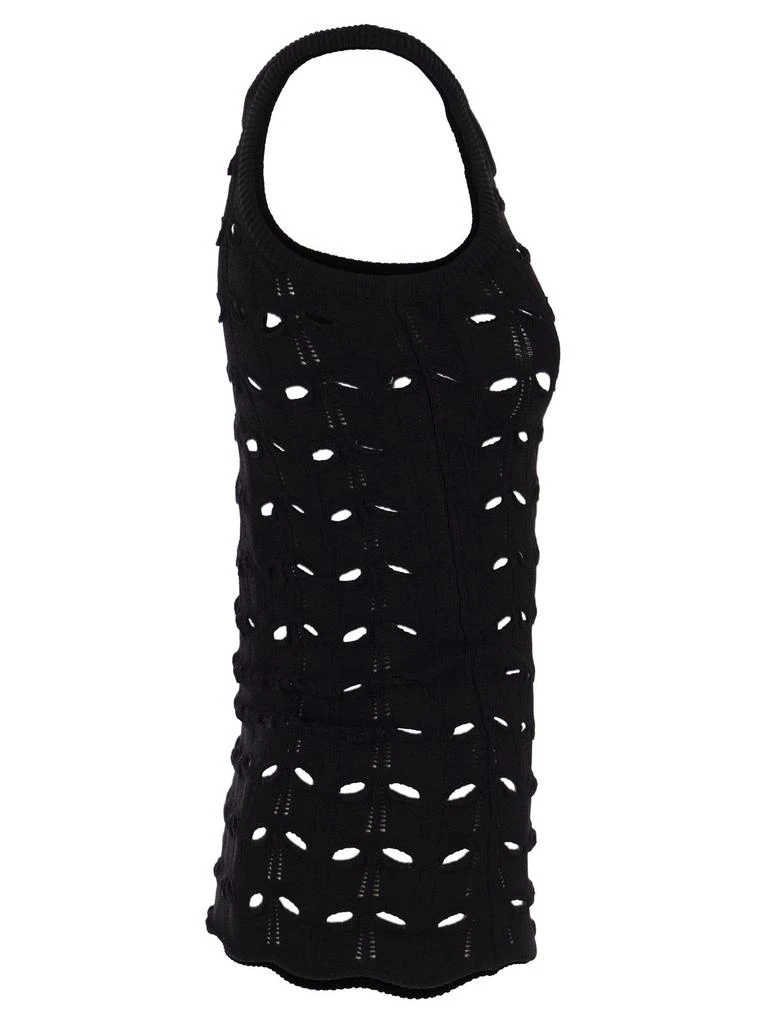 商品Max Mara|Sportmax Astice Perforated Sleeveless Top,价格¥1707,第3张图片详细描述