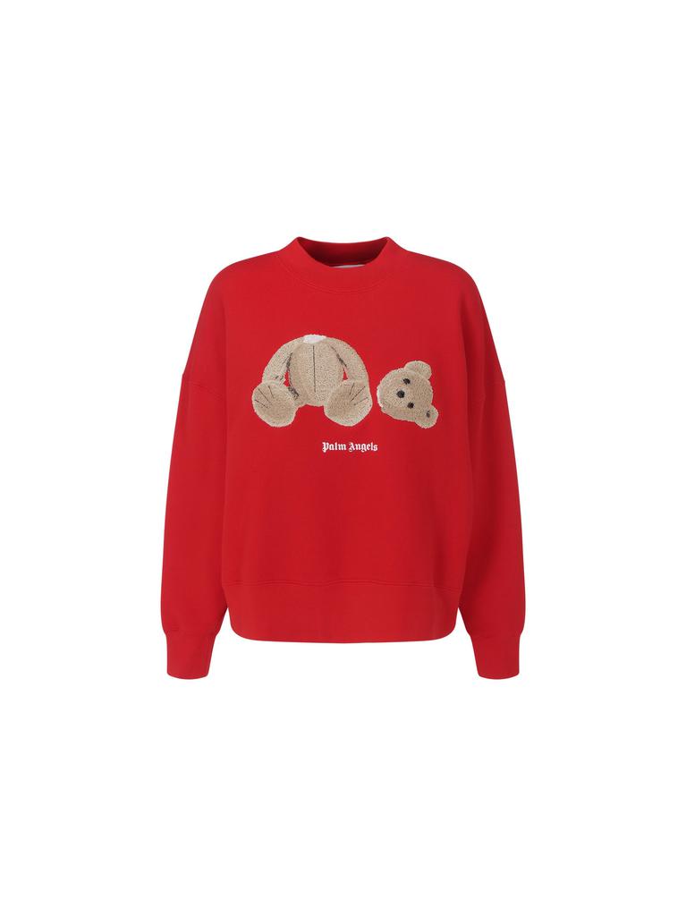Palm Angels Leopard Bear Sweatshirt商品第1张图片规格展示