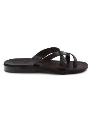 商品Jerusalem Sandals|Anthony Leather Flats,价格¥256,第3张图片详细描述