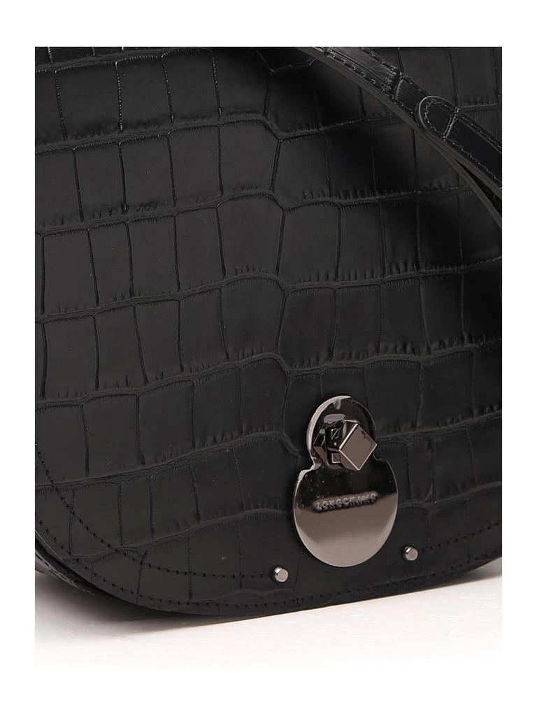商品Longchamp|Longchamp Embossed Front Flap Crossbody Bag,价格¥3688,第4张图片详细描述