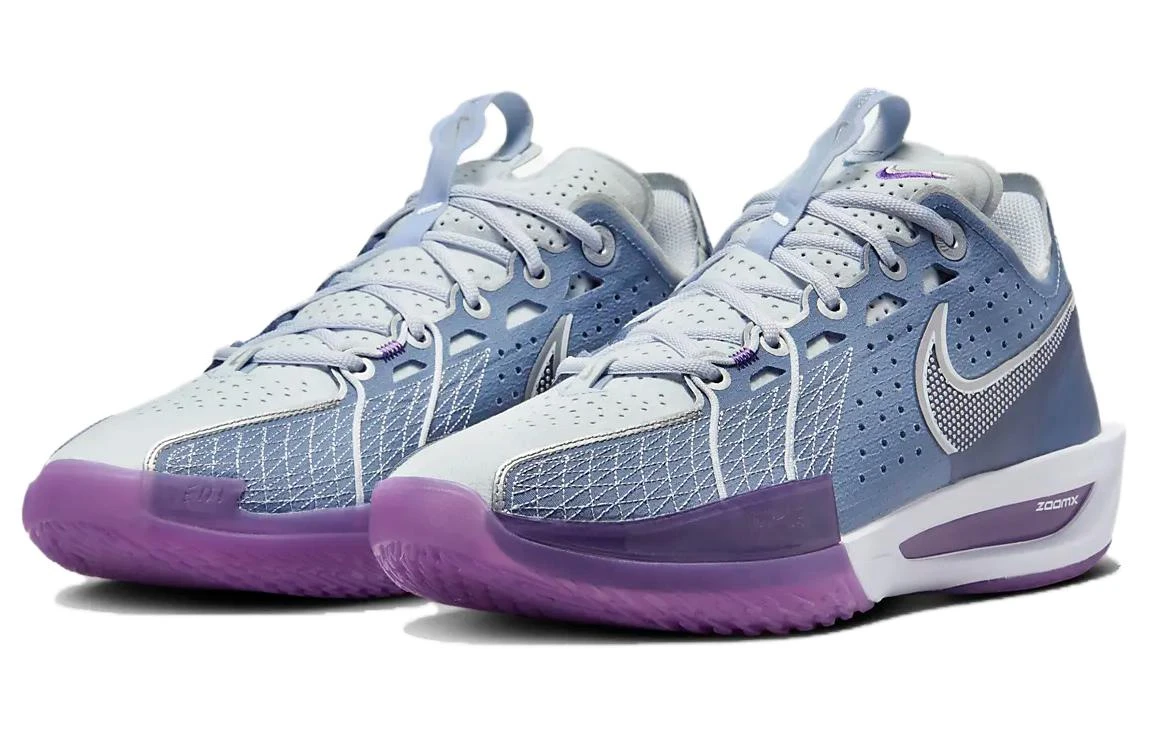 商品[国内直发] NIKE|Air Zoom G.T. Cut 3 EP 低帮  ZoomX 泡绵 篮球鞋 男女同款 蓝灰 国内版,价格¥940,第4张图片详细描述
