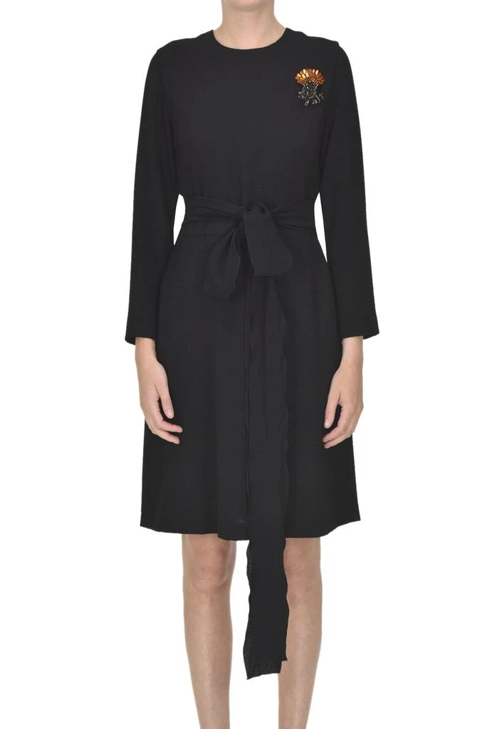 商品ROCHAS|Jewel detail dress,价格¥2708,第1张图片
