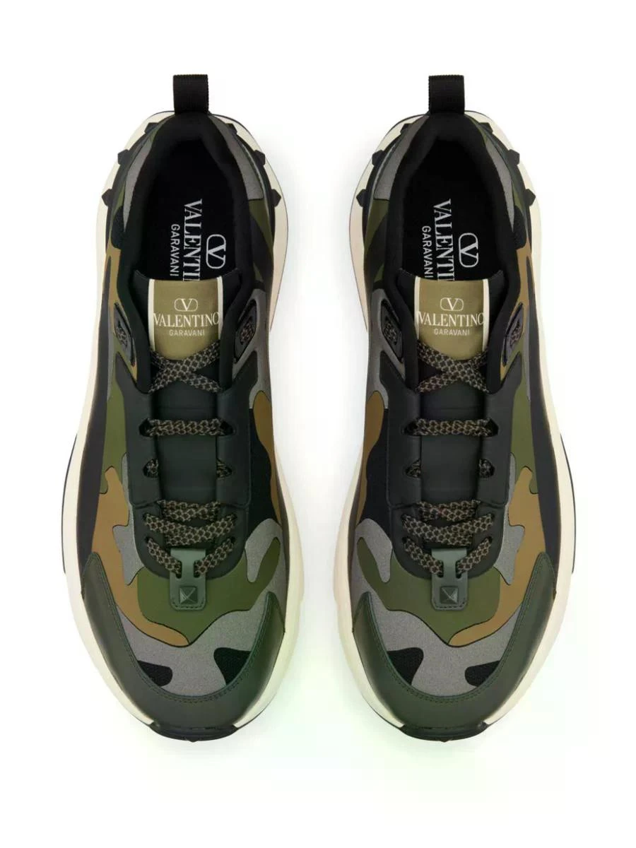 商品【商品预售7天】 Valentino|Valentino 男士运动鞋 5Y2S0I62UPSZH9-7 绿色,价格¥3966,第5张图片详细描述