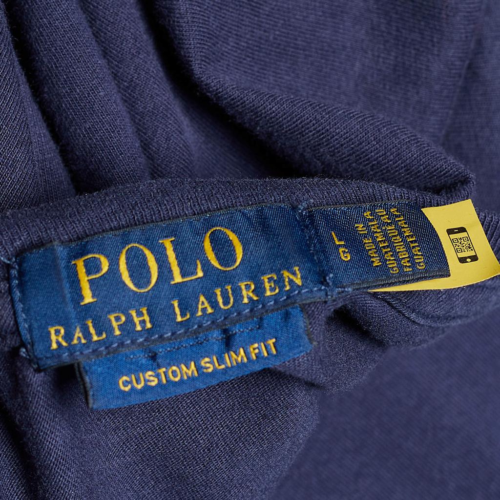 Polo Ralph Lauren Navy Blue Logo Print Cotton Crew Neck T-Shirt L商品第4张图片规格展示