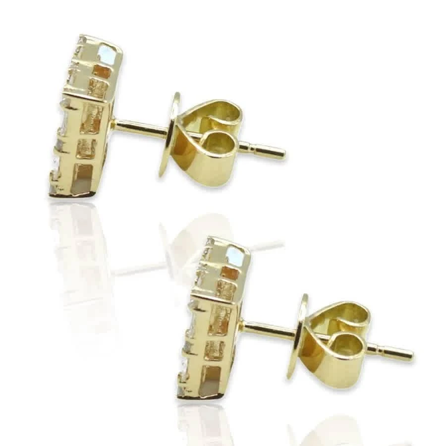 商品Tresorra|18K Yellow Gold Diamond Stud Earrings,价格¥7983,第2张图片详细描述