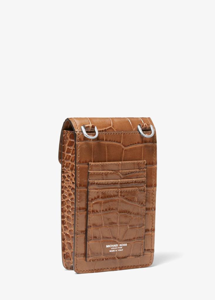 商品Michael Kors|Gramercy crocodile embossed leather phone crossbody bag,价格¥3675,第5张图片详细描述