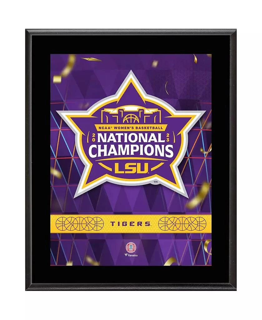 商品Fanatics Authentic|LSU Tigers 2023 NCAA Women's Basketball National Champions 10.5" X 13" Sublimated Plaque,价格¥225,第1张图片