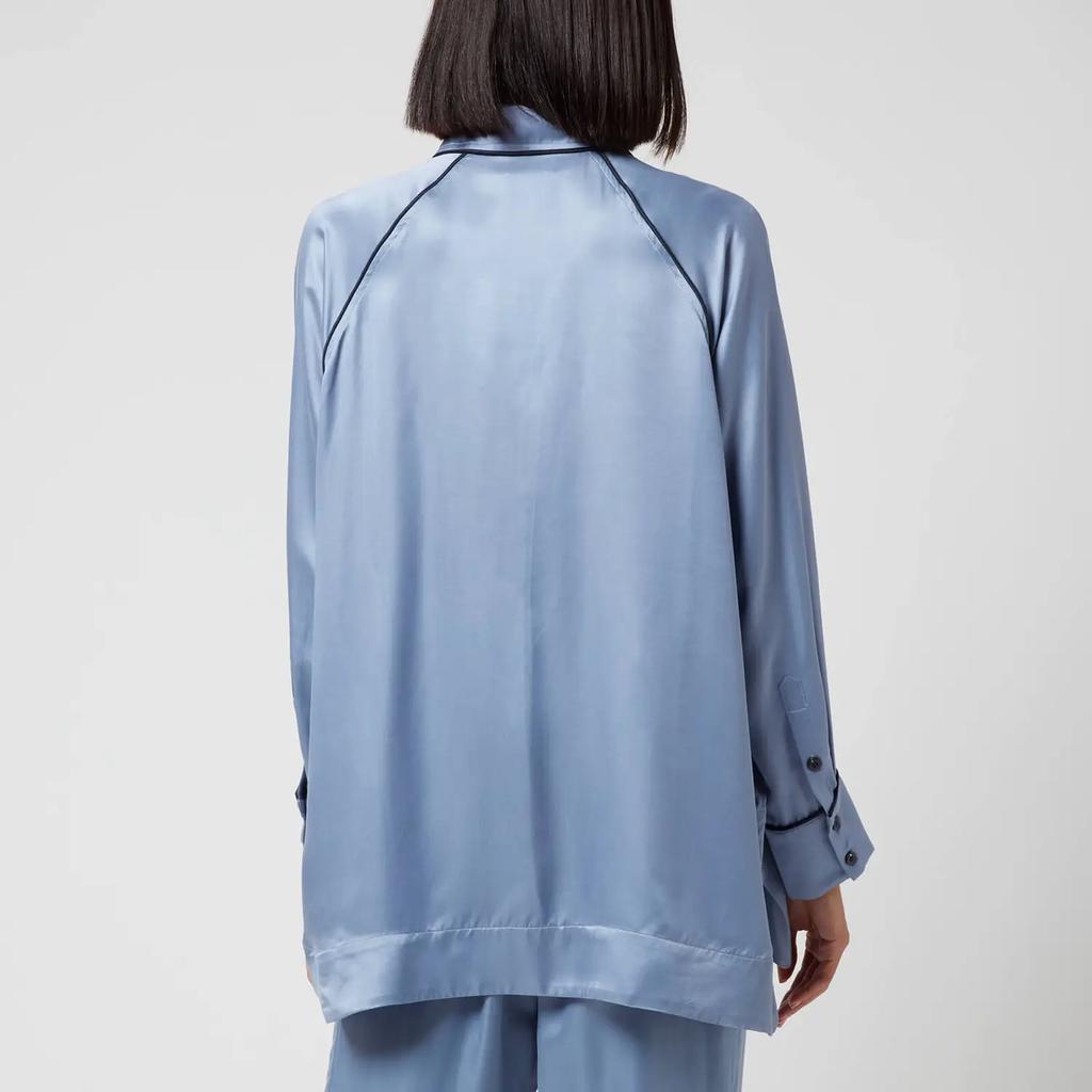 Ganni Women's Silk Pyjama Shirt商品第2张图片规格展示