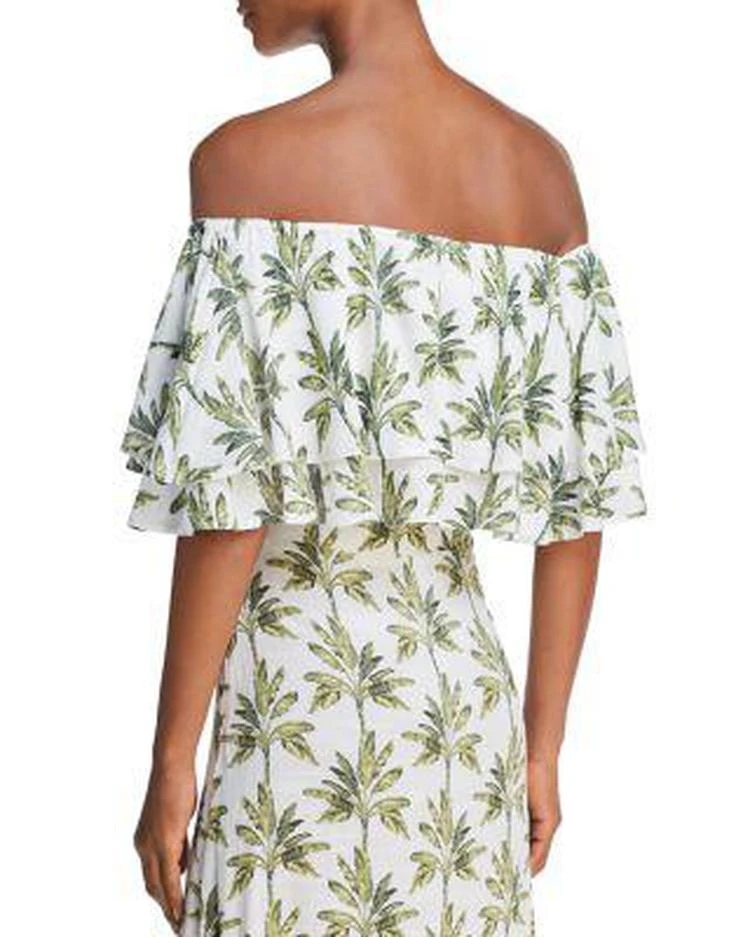 商品Show Me Your Mumu|Hayworth Off-the-Shoulder Ruffled Crop Top - 100% Exclusive,价格¥689,第3张图片详细描述