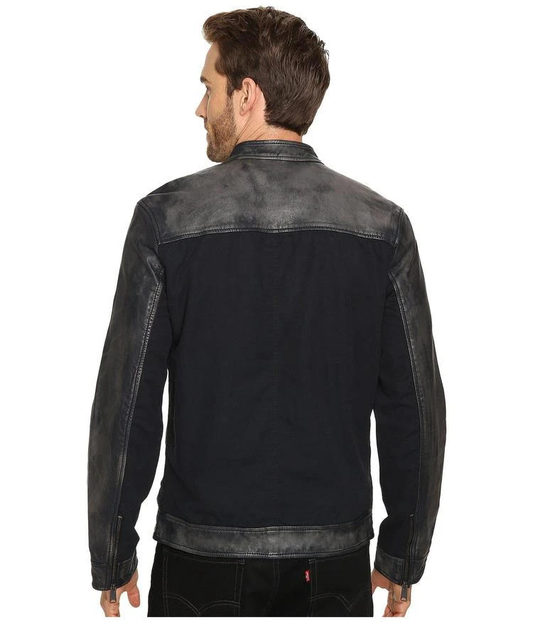 商品Lucky Brand|Cotton Leather Jacket,价格¥749,第3张图片详细描述