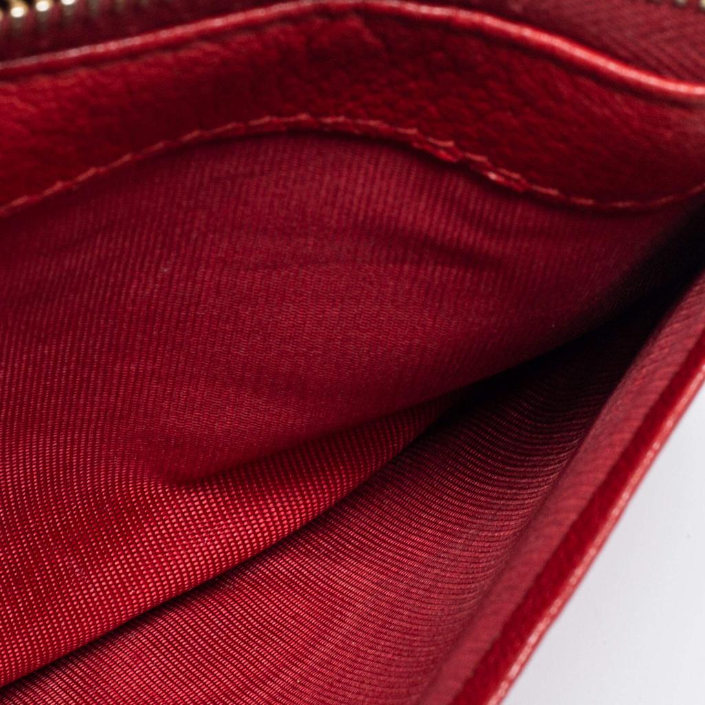 Miu Miu Multicolor Leather Zip Card Holder商品第2张图片规格展示