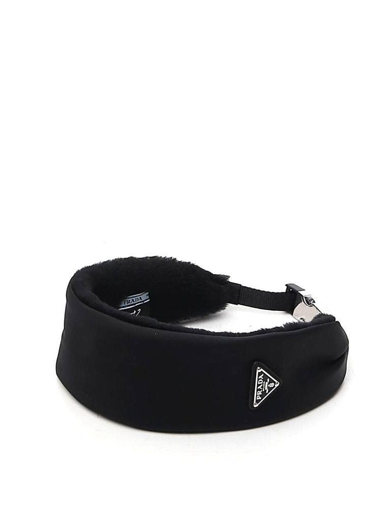 商品Prada|Logo Plaque Buckled Headband,价格¥3168,第1张图片