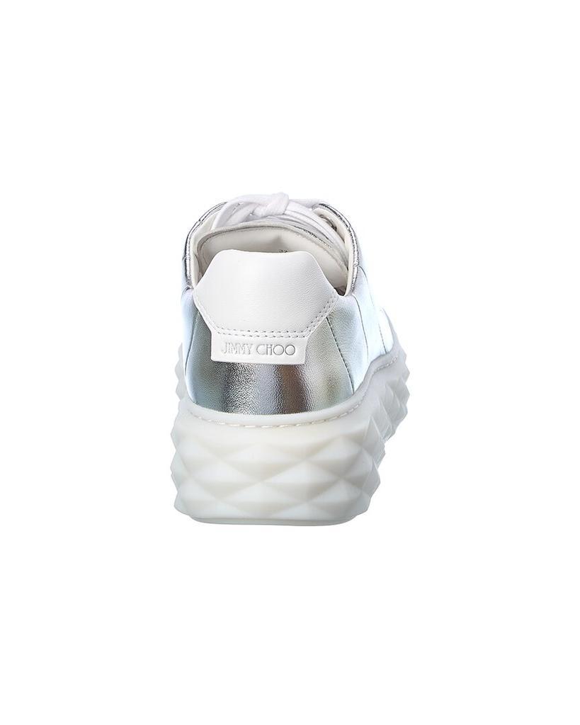 商品Jimmy Choo|Jimmy Choo Diamond Light Maxi/F Leather Sneaker,价格¥3910,第5张图片详细描述