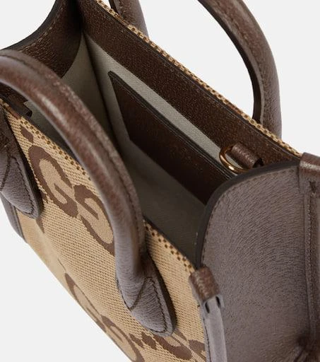 商品Gucci|Jumbo GG皮革托特包,价格¥11537,第3张图片详细描述