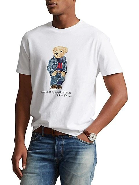 商品Ralph Lauren|Bear Cotton T-Shirt,价格¥365,第3张图片详细描述