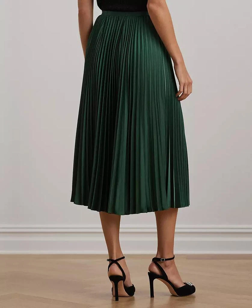 商品Ralph Lauren|Women's Pleated Satin Charmeuse Skirt,价格¥1683,第2张图片详细描述