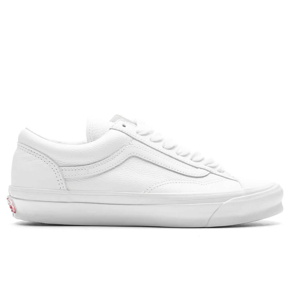 商品Vans|OG Style 36 LX Leather - True White/White,价格¥532,第1张图片
