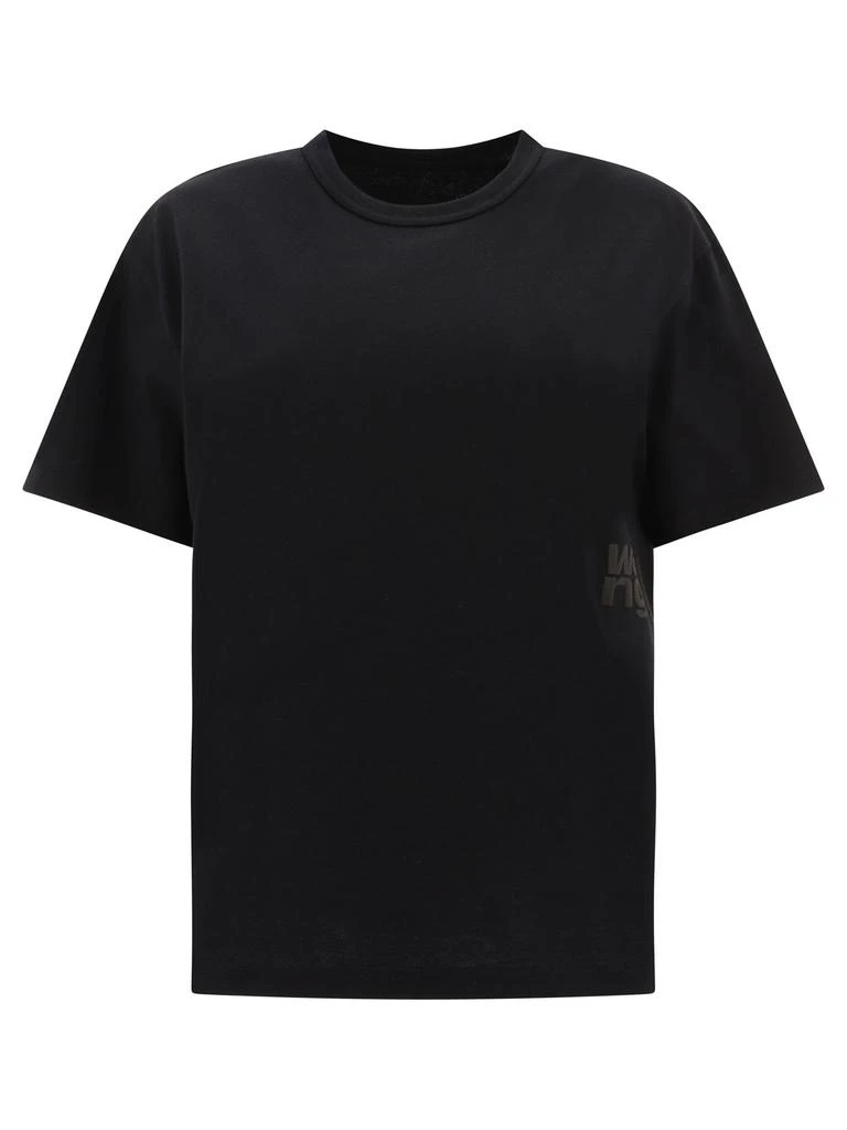 商品Alexander Wang|Puff Logo T-Shirt T-Shirts Black,价格¥870,第1张图片