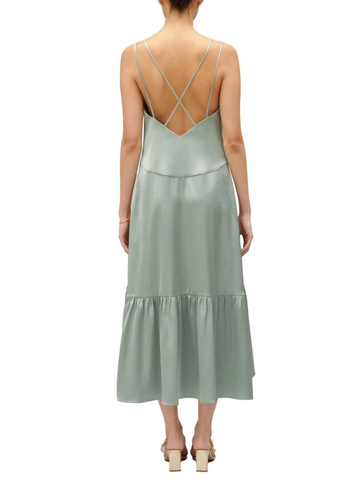 商品Claudie Pierlot|绸缎中长款连衣裙,价格¥3383,第3张图片详细描述