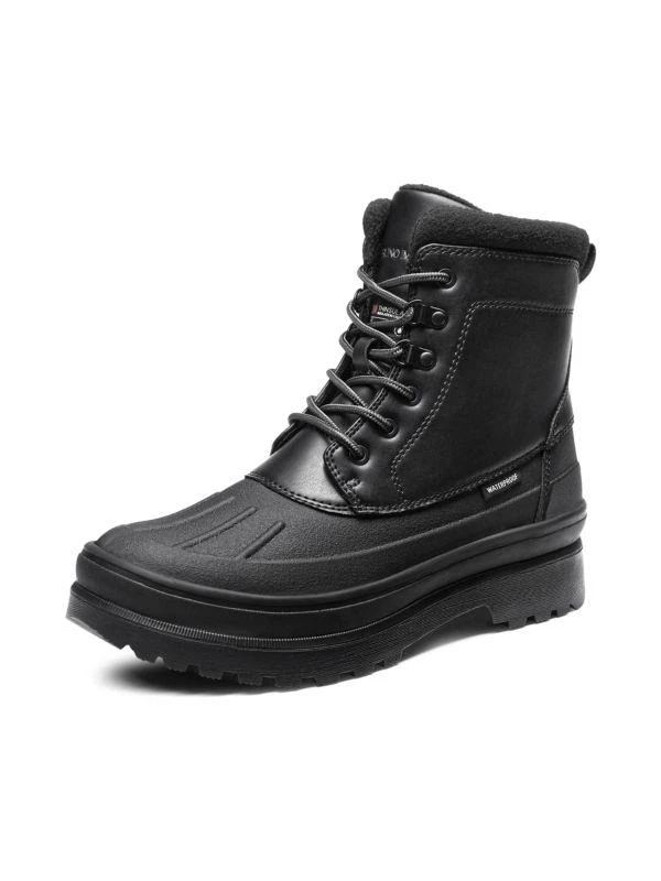 商品Bruno Marc|Lug Sole Waterproof Duck Boots,价格¥450,第3张图片详细描述