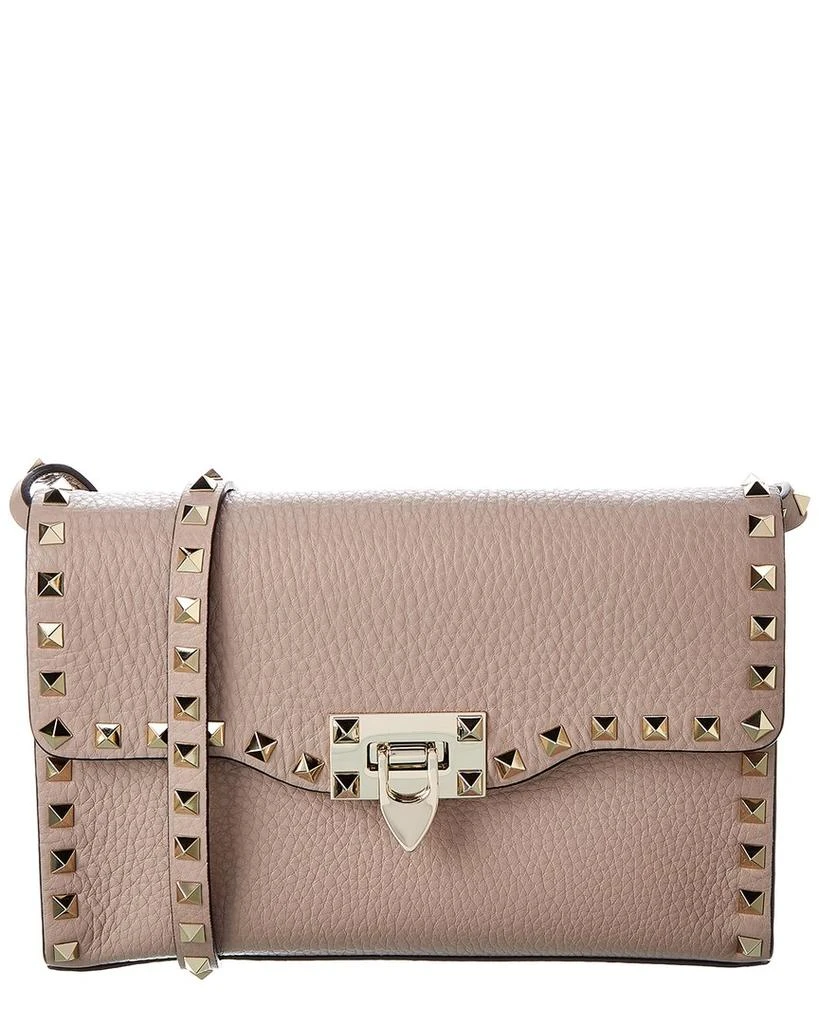 商品Valentino|Valentino Rockstud Small Grainy Leather Crossbody,价格¥9527,第4张图片详细描述