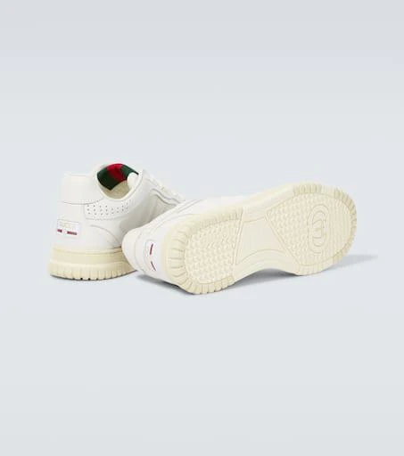 Gucci Re-Web皮革运动鞋 商品