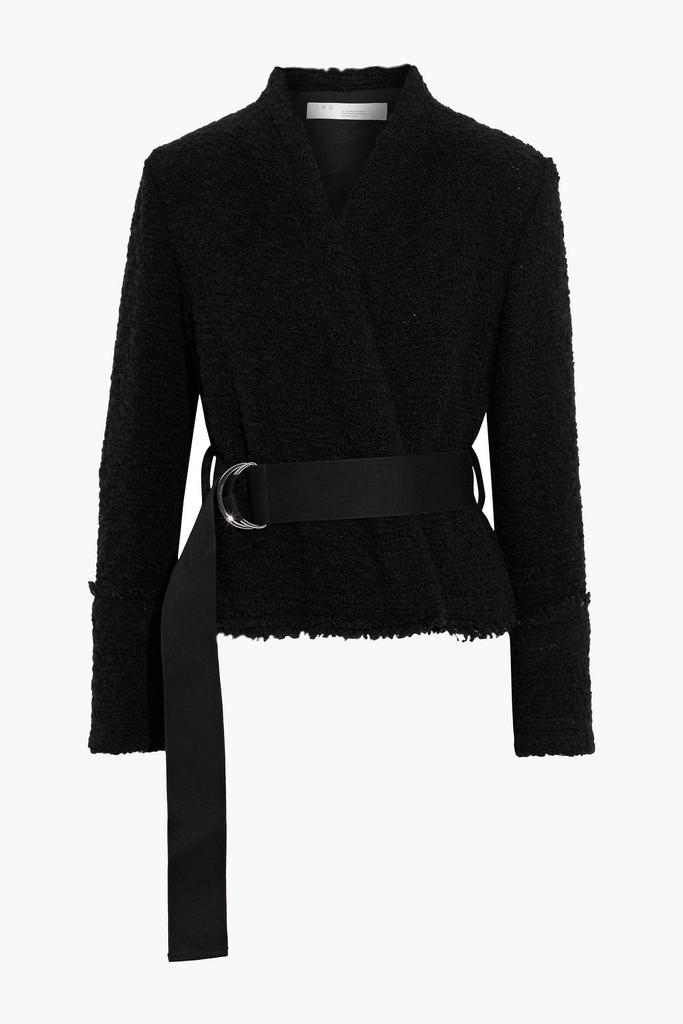 商品IRO|Vipeana belted boucle-knit wrap jacket,价格¥1735,第1张图片