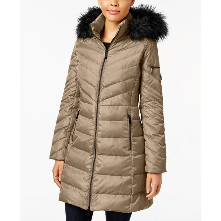 商品Michael Kors|MICHAEL  Faux-Fur-Trim Down Puffer Coat,价格¥1436,第1张图片