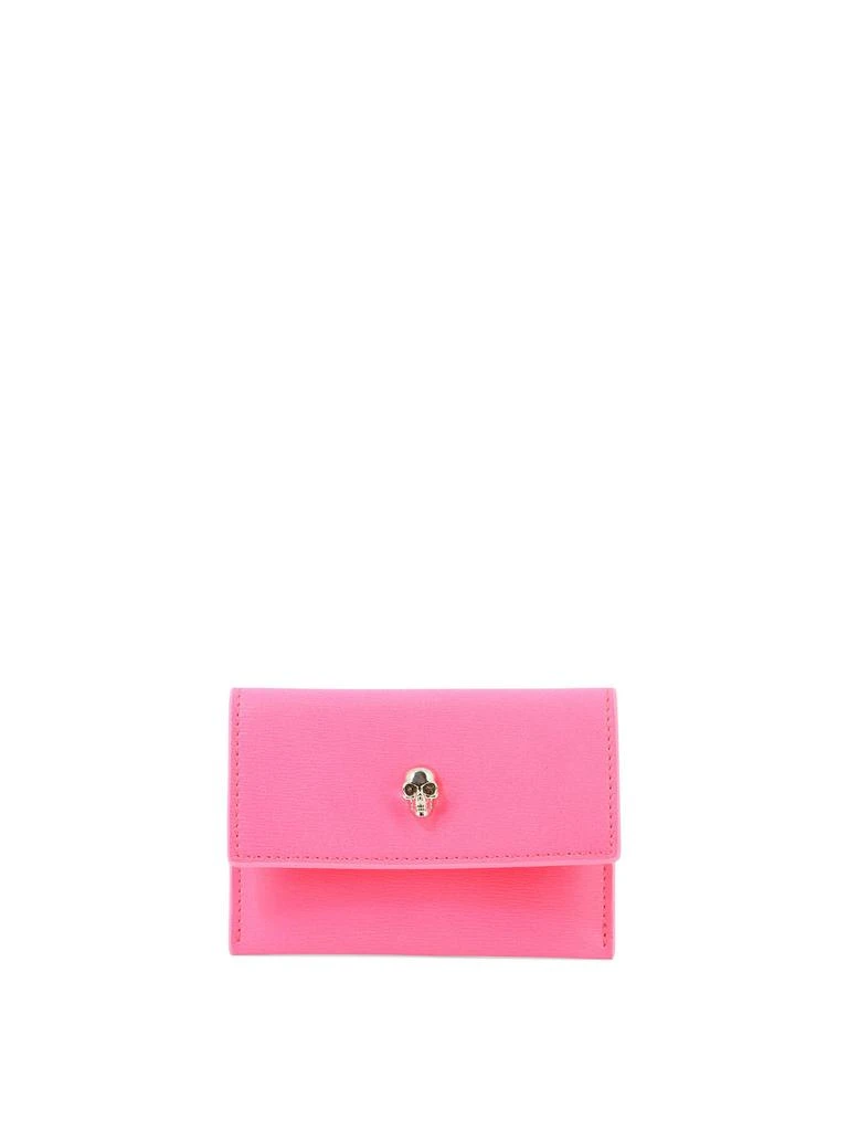 商品Alexander McQueen|Skull Wallets & Card Holders Pink,价格¥1199,第1张图片