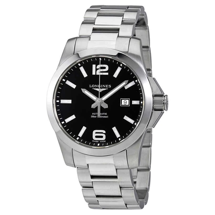 商品Longines|Conquest Automatic Black Dial Men's 43mm Watch L3.778.4.58.6,价格¥6698,第1张图片