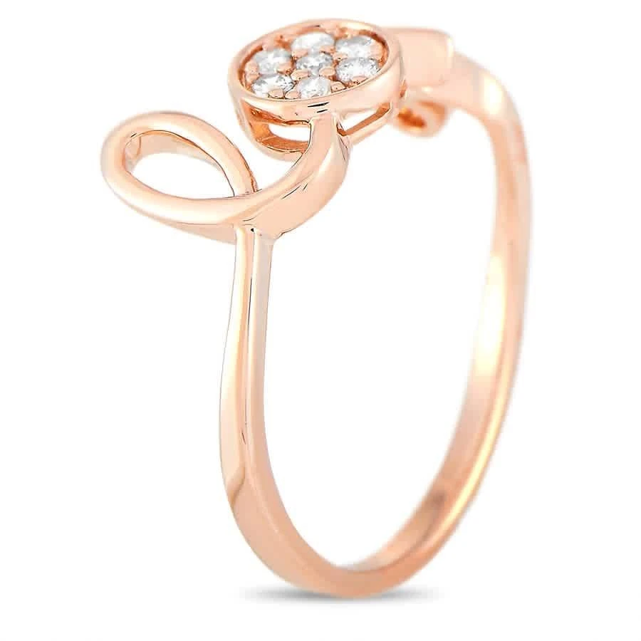 商品LB Exclusive|14K Rose Gold 0.10 ct Diamond Ring,价格¥2046,第2张图片详细描述