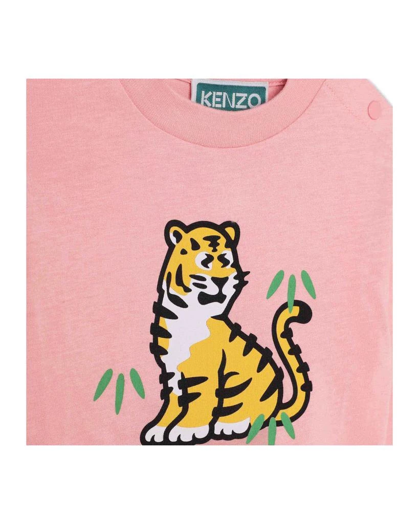 商品预计3周后发货 Kenzo|T-Shirt Manches Longues Nude - Bébé Mixte - Kenzo Kids,价格¥170,第3张图片详细描述