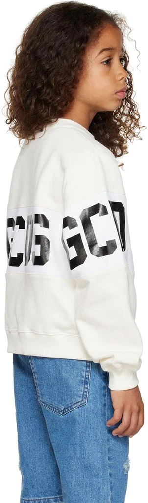 商品GCDS|Kids White Band Sweatshirt,价格¥480,第3张图片详细描述