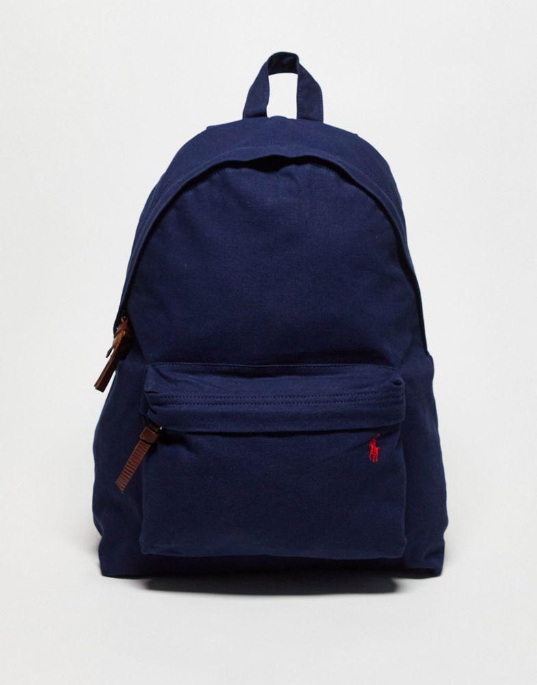 Polo Ralph Lauren backpack in navy with logo商品第1张图片规格展示