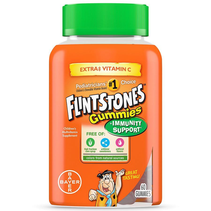 商品Flintstones|Flintstones Immunity Support + C 儿童综合维生素软糖,价格¥58,第1张图片