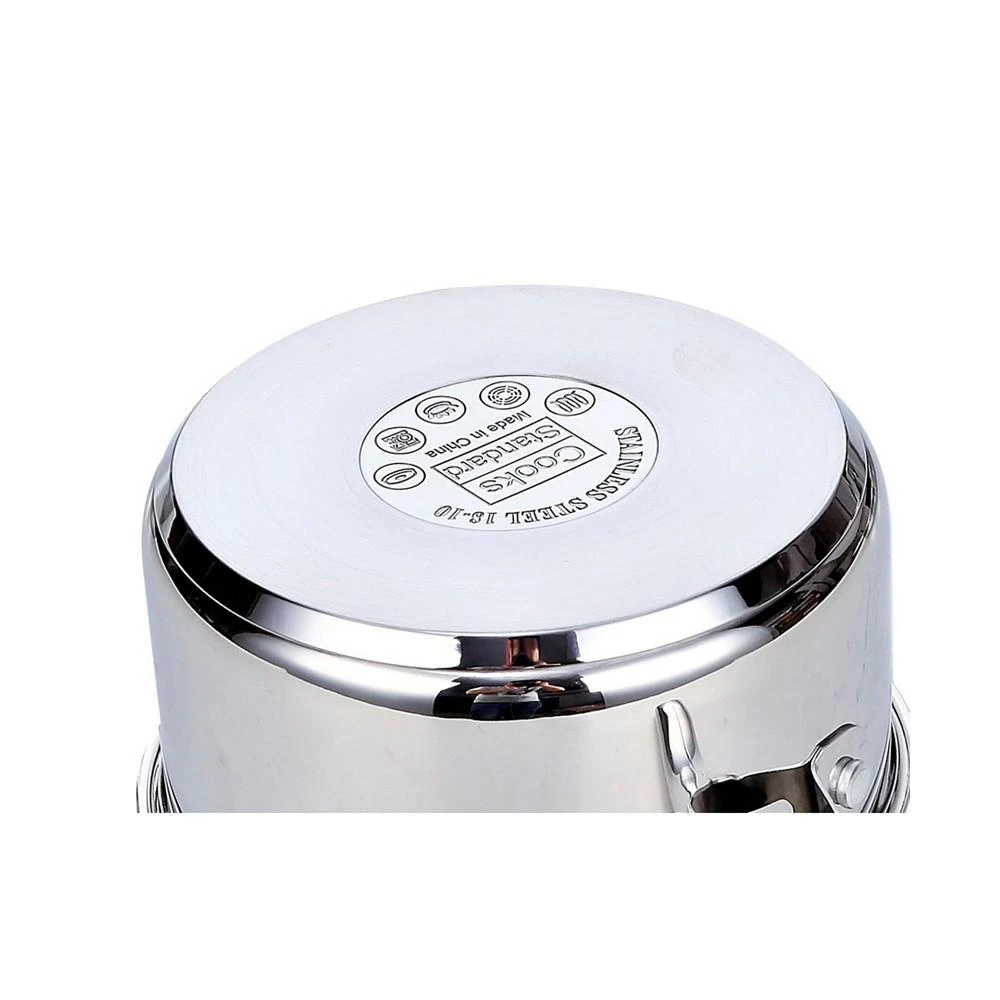 商品Cooks Standard|Classic 4-Piece 12 Quart Pasta Pot Cooker Steamer Multipots, Stainless Steel,价格¥668,第2张图片详细描述