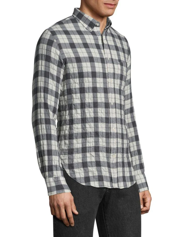 商品Officine Générale|Plaid Casual Button-Down Shirt,价格¥719,第3张图片详细描述