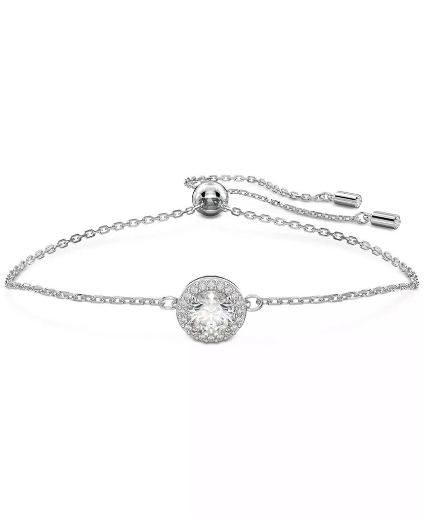 商品Swarovski|Silver-Tone Constella Crystal Bangle Bracelet,价格¥636,第1张图片