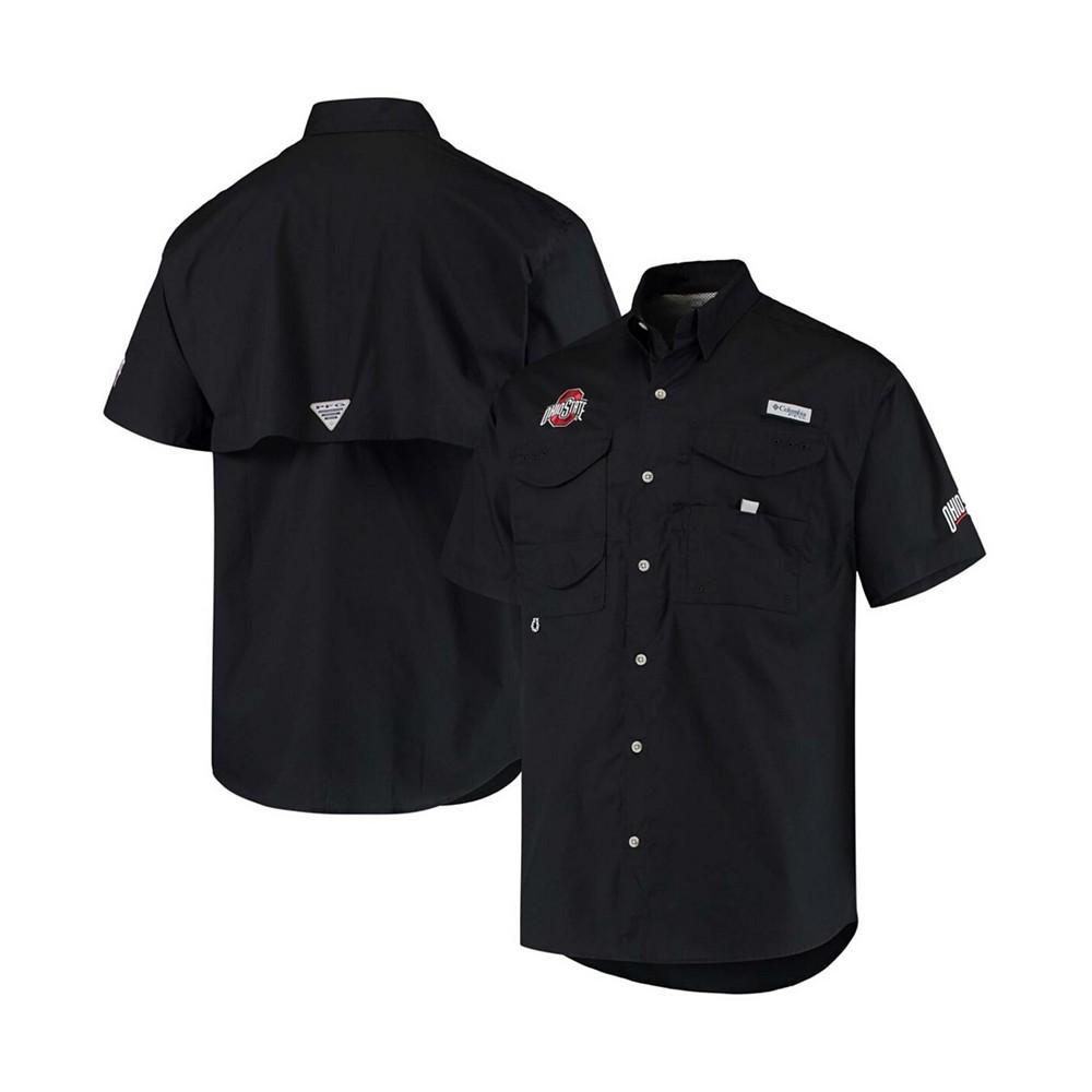 商品Columbia|Men's PFG Ohio State Buckeyes Bonehead Button-Up Shirt,价格¥370,第1张图片