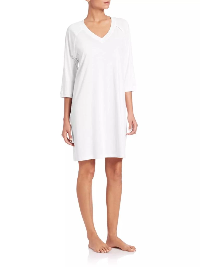 商品Hanro|Pure Essence Three-Quarter Sleeve Gown,价格¥1376,第2张图片详细描述