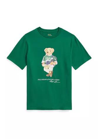 商品Ralph Lauren|Boys 8-20 Polo Bear Cotton Jersey Graphic T-Shirt,价格¥165,第3张图片详细描述