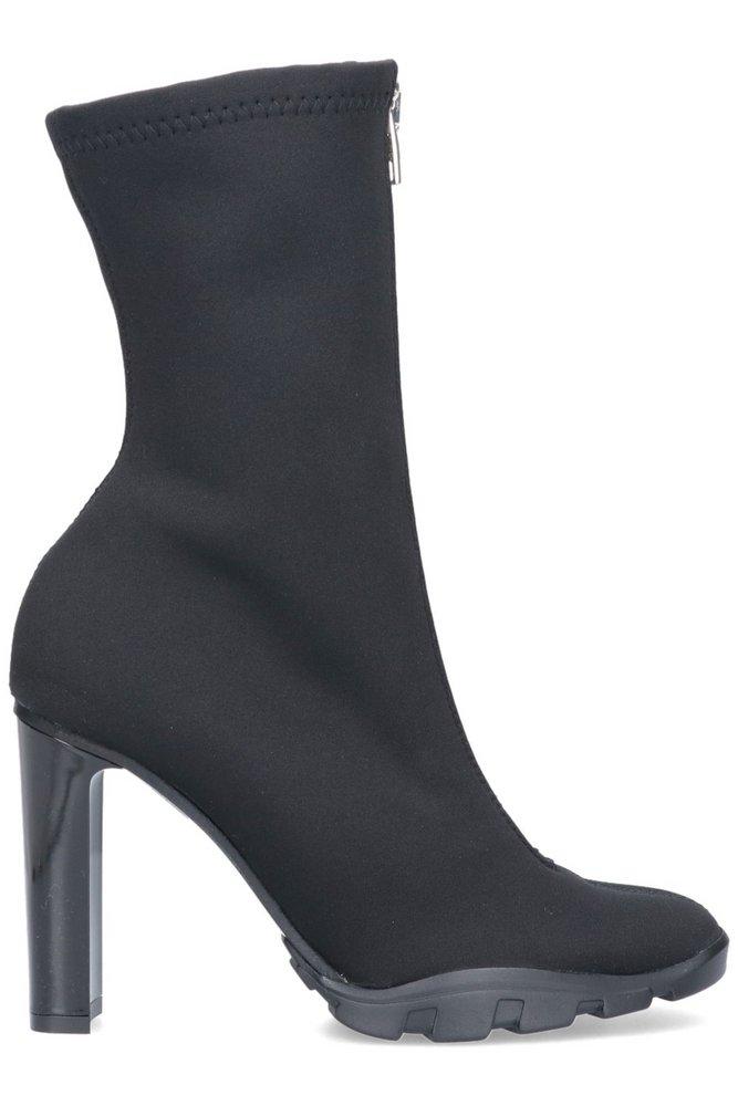 Alexander McQueen Front Zipped Heeled Boots商品第1张图片规格展示