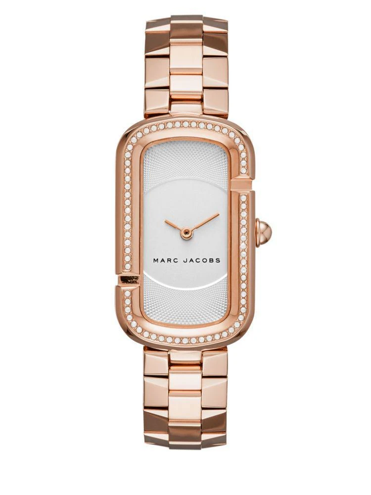 商品Marc Jacobs|The Jacobs Rose Goldtone Stainless-Steel Two-Hand Bracelet Watch,价格¥1691,第1张图片