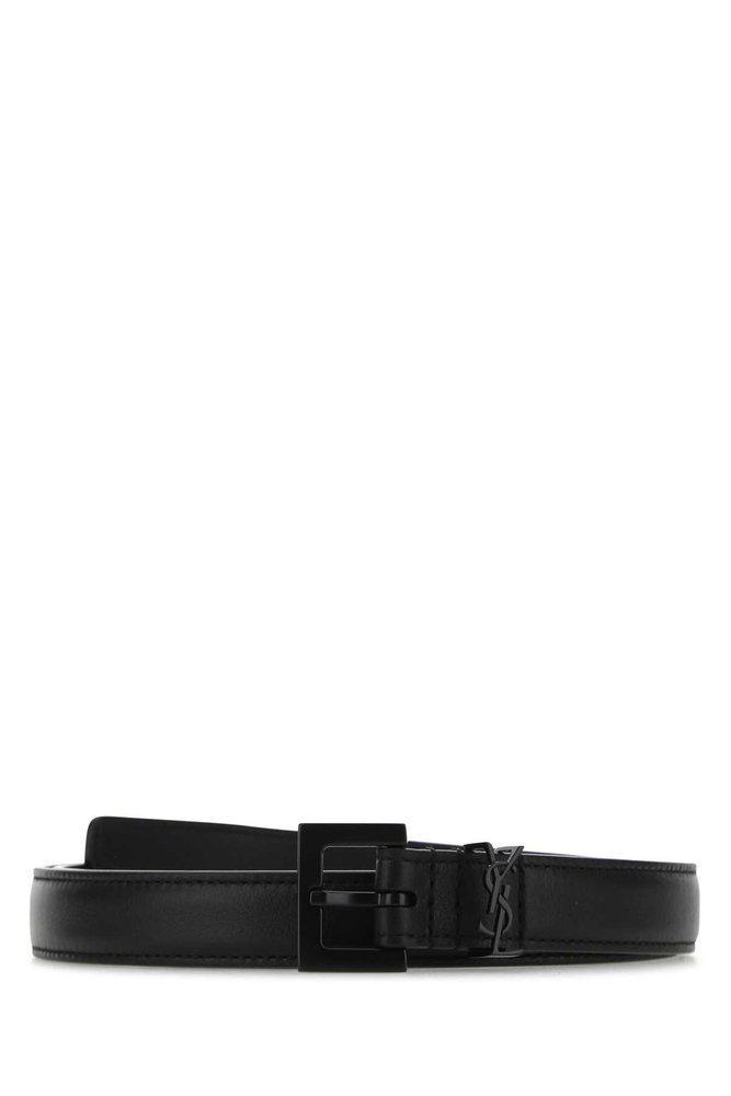 商品Yves Saint Laurent|Saint Laurent Monogram Thin Buckle Belt,价格¥2272,第1张图片