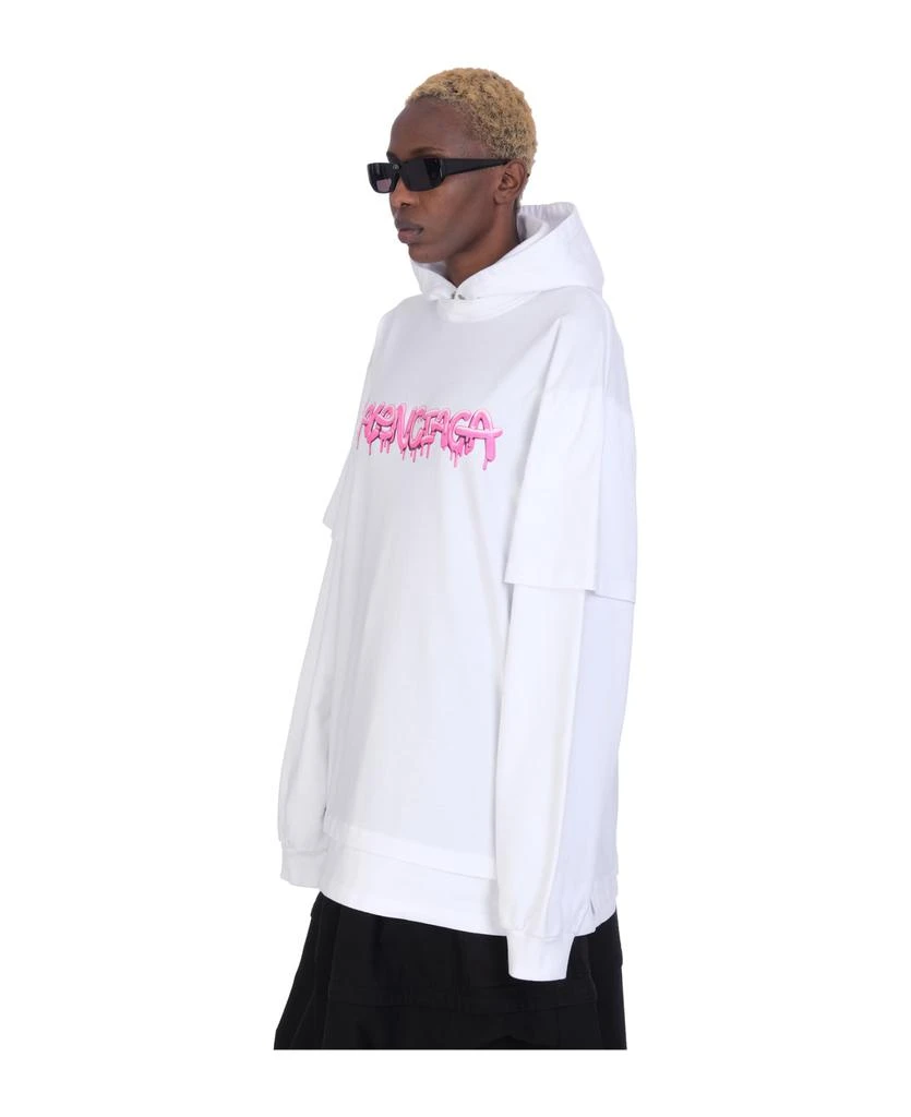 商品Balenciaga|Sweatshirt In White Cotton,价格¥3723,第4张图片详细描述