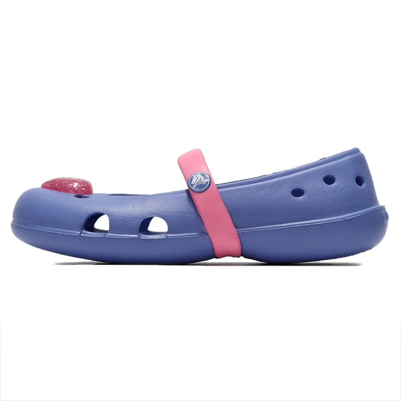 Crocskeeley embellishedflat k 琦莉爱心装饰儿童平底鞋休闲凉鞋 商品