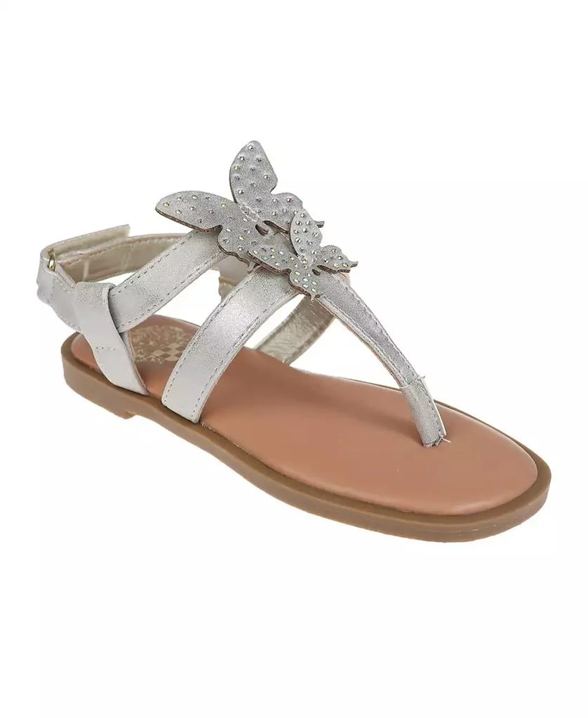 Big Girl's Fashion Sandal with 3D Cutout Self Butterflies Polyurethane Sandals 商品