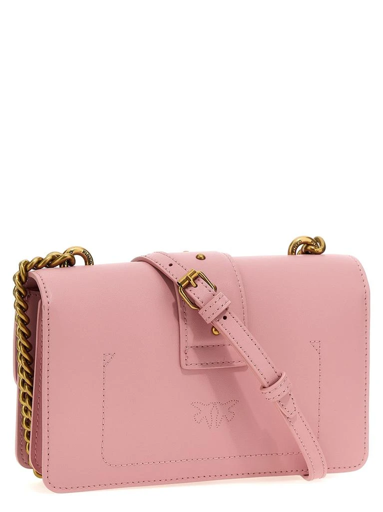 商品PINKO|Love One Mini Crossbody Bags Pink,价格¥1263,第2张图片详细描述